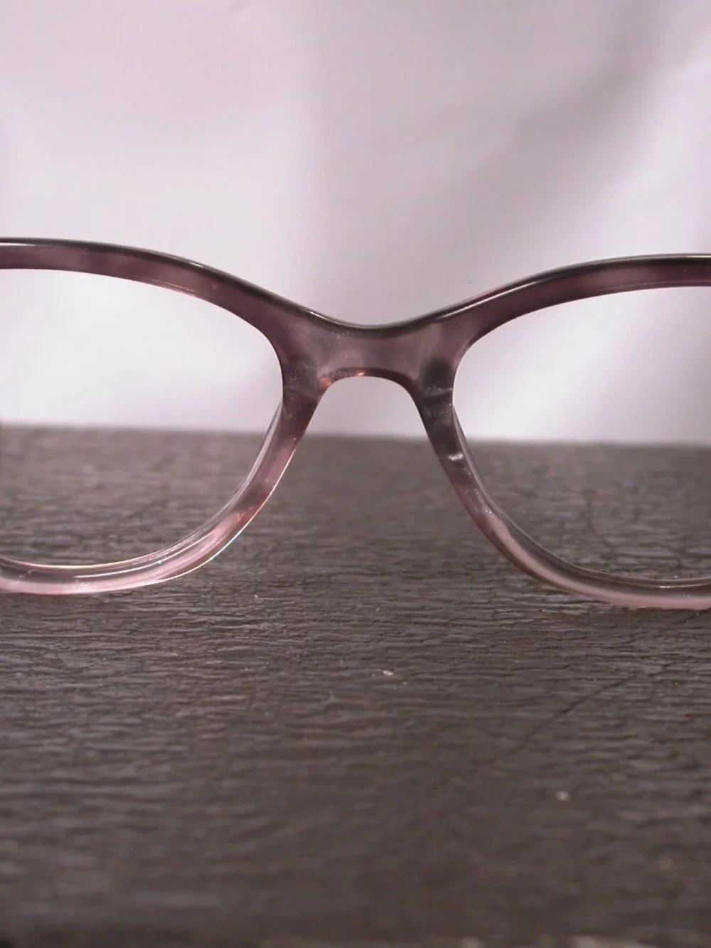 Francis Klein Capri Stylish Pearl Smoke Clear Eyeglasses Hand Made in France